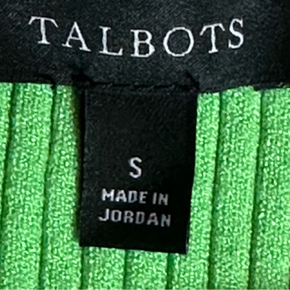 Talbots Green Crew Neck Sweater - Picture 3 of 7